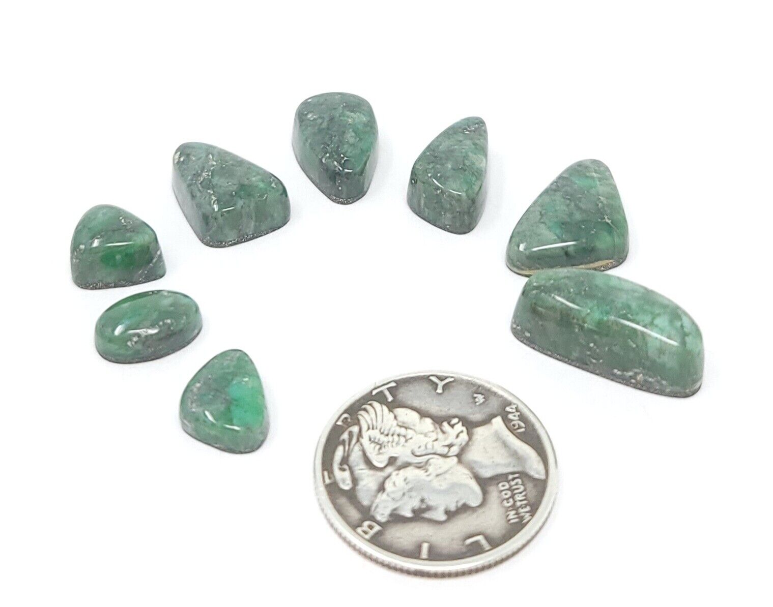 Natural Australian Variscite Green Free Form Minis Cabochon Lot 22.1 Carats