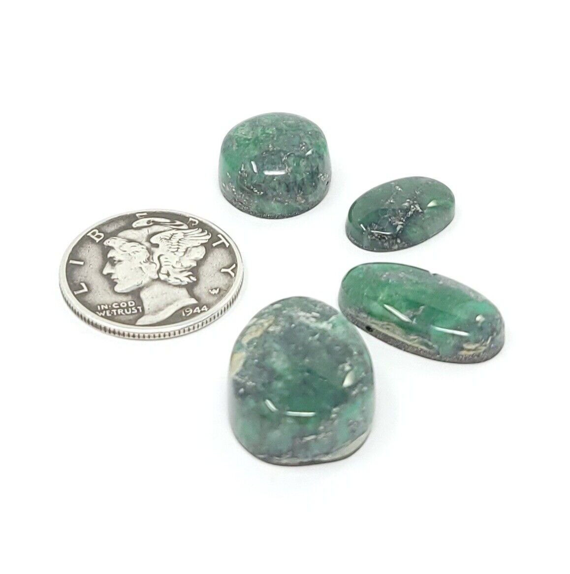 Natural Australian Variscite Hand Cut Oval Cabochon Lot 27 Carats