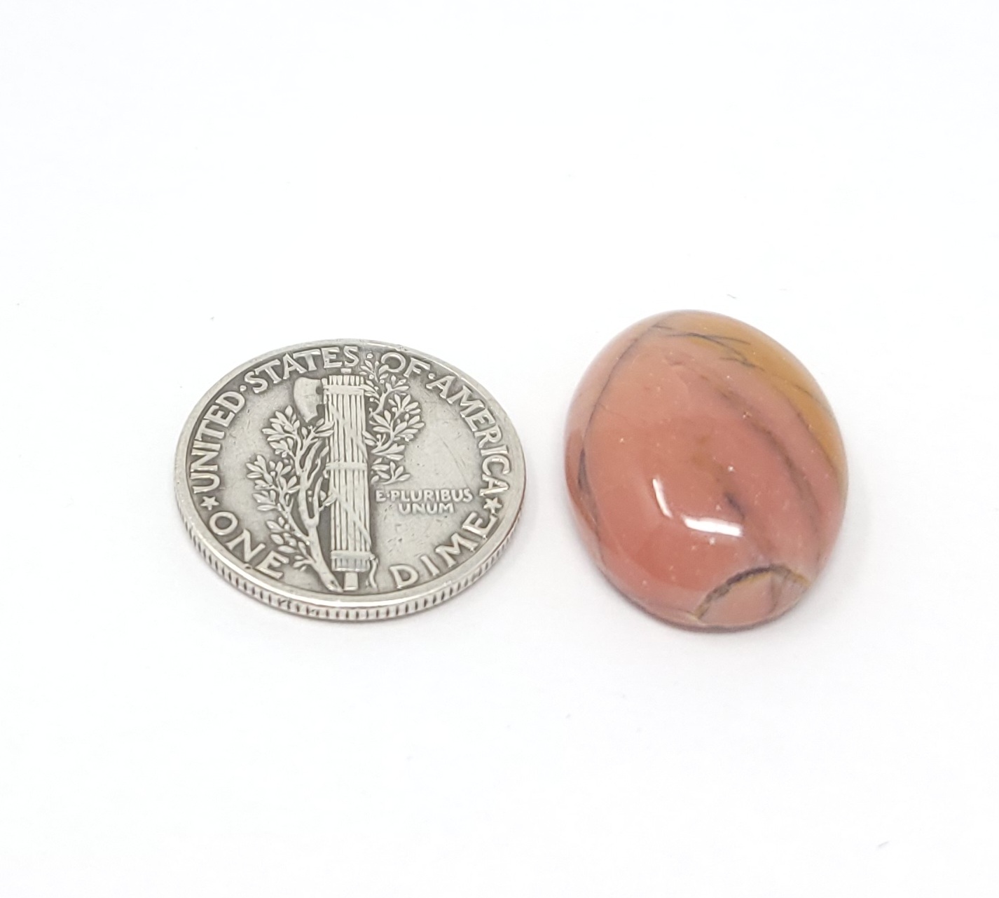 Natural Pink Australian Opal Hand Cut Oval Shape Cabochon 10.1 Carats